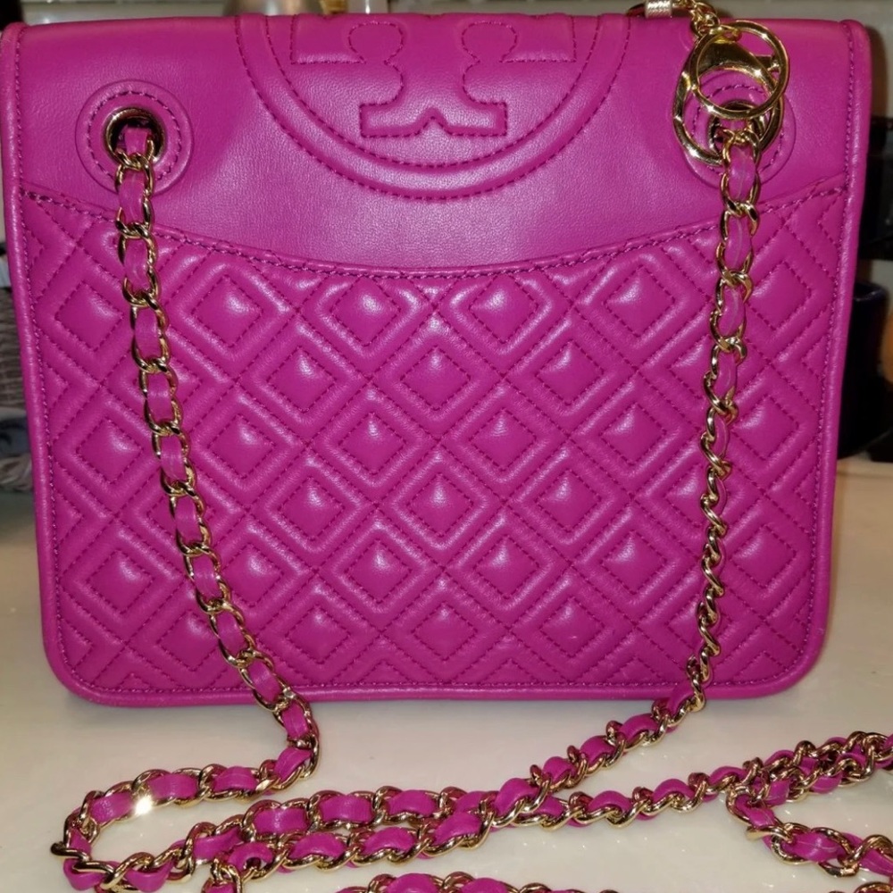 FINAL SALE 🎉Tory Burch Pink Fleming Small